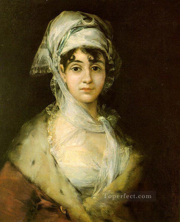 Antonia Zarate portrait Francisco Goya Oil Paintings